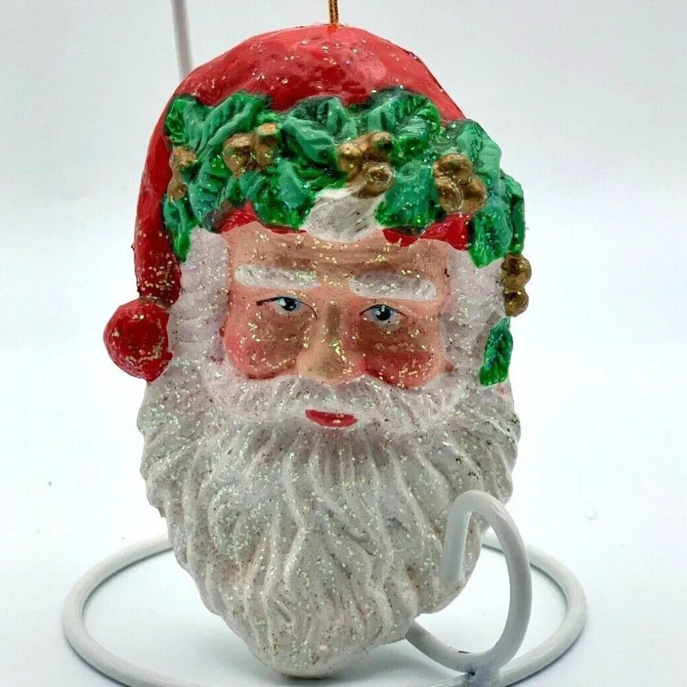 Vintage Santa Ornament 4